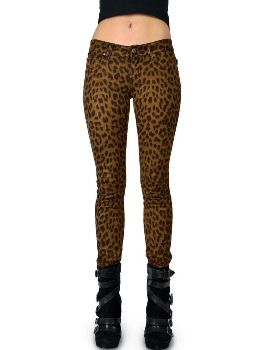 Tripp NYC Vintage Leopard Print Soft Pants Rare